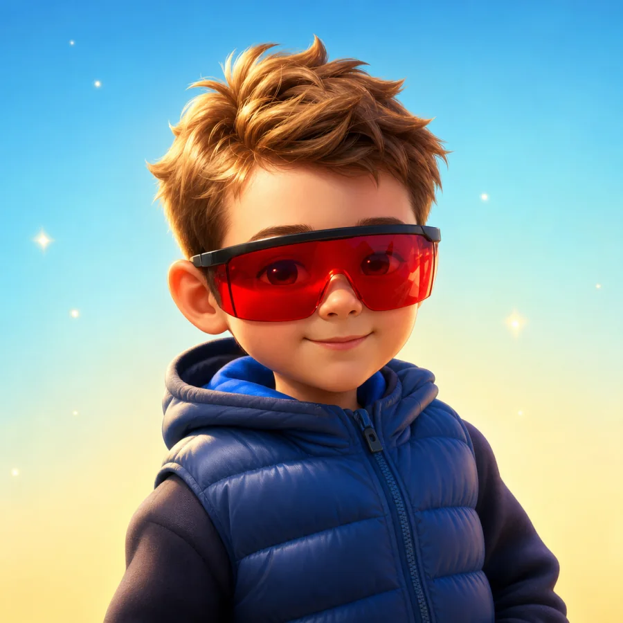 Avatar ilustrado del señor Polcito con sus anteojos rojos